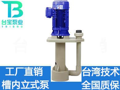 槽内立式泵,耐酸碱槽内泵价格型号-台宝泵业