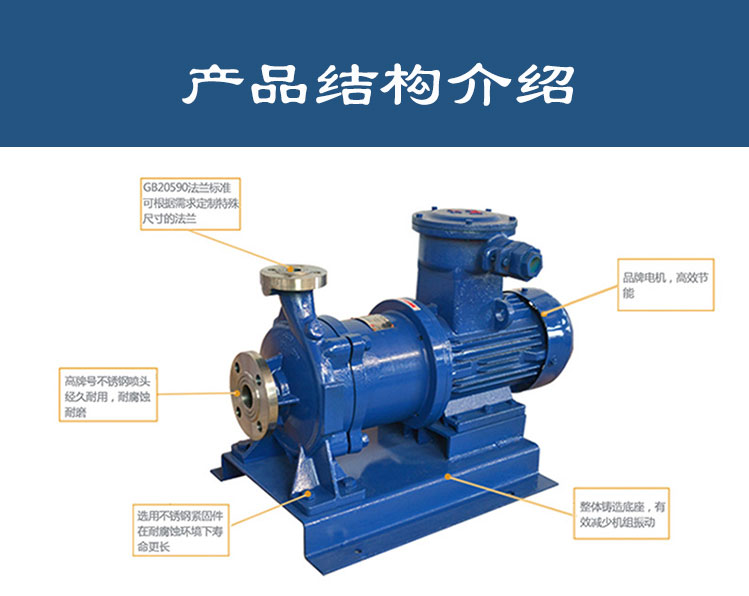 氟塑料磁力泵结构计算