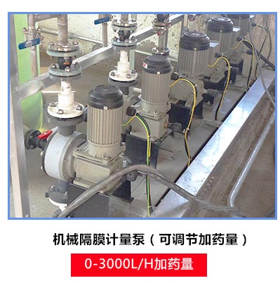 污水处理加药系统中使用的机械隔膜加药泵